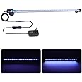 Aquarium Lighting Luce di Pesce Drago Illuminazione per Acquario Impermeabile (Deutschland Lagerhaus) (Bianco & Blu, 57cm)