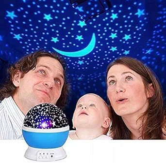 Glaceon Toys for 2-8 Year Old Kids Night Light with 360 Degree Rotation and 8 Color Light Changing, Moon Star Projector Light for Kids, Best Gifts for 4-6 Year Old Boys- Multicolour, Pack of 1