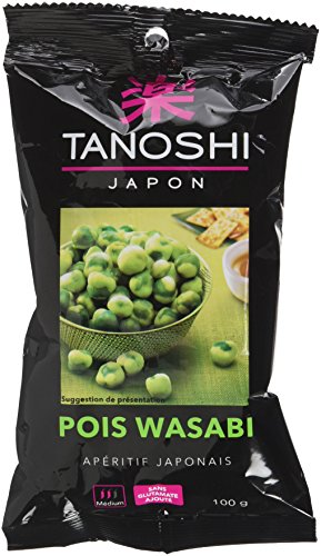 Tanoshi Pois Wasabi 100 g - Lot de 8