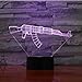Produktbild Optische Täuschungslampemethacrylat-Platte Led-Nachtlicht 7 Farbwechsel 3D-Nachtlicht Amazing Optical Illusion Table Lamp