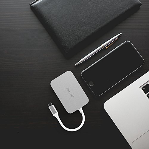 dodocool USB C Hub HD output 4k SD TF Kartenleser Type C Power Delivery USB 3.0 Hub 7 in 1 Plug und Play Aluminium für MacBook / MacBook Pro / Google Chromebook Pixel und mehr - 9