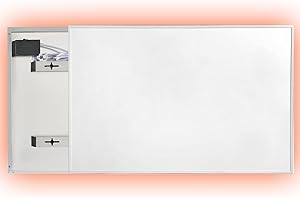 Coldfighting Infrarotheizung 600 Watt mit TÜV/GS + 10 Jahre Herstellergarantie Elektroheizung mit Überhitzungsschutz Standgerät & Wandmontage Elektroheizung Steuerung Thermostat Infrarot Heizpaneel