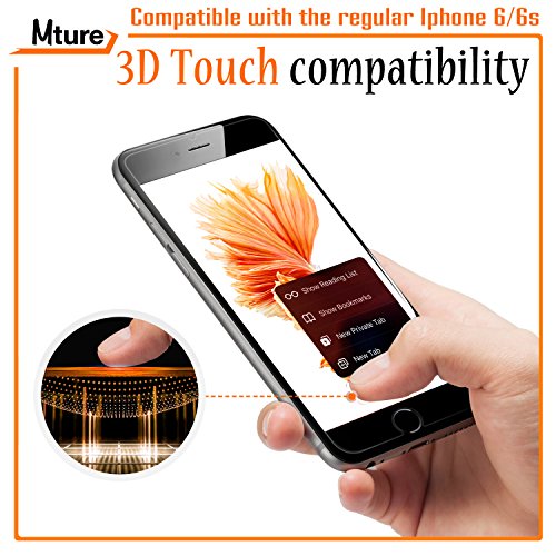 6-pack iPhone 6s Schutzfolie Mture Displayschutz für iPhone 6 / 6s 4.7 Transparent Schutzfolie Screen Protector Ultra Klar Film Stressfreie, Blasenfreie Installation, Anti-Fingerabdruck High Definition LCD Displayschutzfolie (HD Clear) - 5