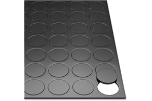 THE MAGNET SHOP TMS Magnetic Dots for Crafts, Self Adhesive | 70 QTY | Small Magnets | Make your own Fridge Magnets for Kids, Notes or Reminders | Round Sticky Magnetic Strips [1.0mm thick]