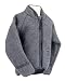 mikk-line Baby Boys 2003A Plain Long Sleeve Jacket, Grey (175-189 M Melange/gra. 916), 6-12 months (Manufacturer size: 80)