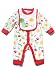 The Very Hungry Caterpillar Character Baby Long Sleeve Patterned Romper And Bib Set White 6/9 Mnths