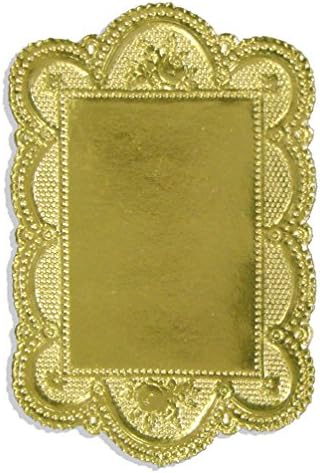 Walter Kunze Design Dresden Lace Doily, Gold