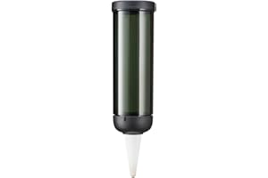 Fiskars Distributeur d'Eau pour Plantes, Urban Plant Care, Pour l'Intérieur et les Balcons, 350 ml, Jusqu'à 5 Jours d'Arrosage Continu, 6,4 x 25 cm, Céramique/Plastique, Vert Foncé, 1075380