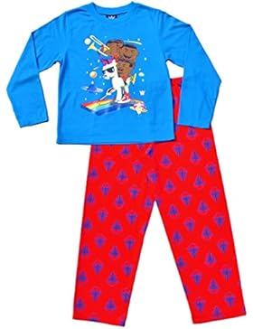ThePyjamaFactory Jungen Schlafanzug blau blau