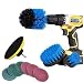 Produktbild Tradtrust Allzweck-Schrubber für Badezimmeroberflächen, Badewanne, Dusche, Fliesen und Mörtel, 10-teiliges Set blau