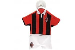 OFFICIAL AC MILAN FC GIFTS AC Milan FC Official Football Gift Mini Kit Car Accessory - A Great Christmas / Birthday Gift Idea For Men And Boys