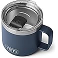 YETI Rambler 14 oz Stackable Mug, Vacuum Insulated, Stainless Steel with MagSlider Lid, Navy