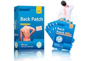 ‎MQUPIN Schmerzlinderung Patch, 60 Schmerzlinderung Wärmepflaster für Nacken und Schulter, Schmerzlinderung für Schulter, Selbstklebend Schmerzpflaster Wärmekissen für Schulter-60Pain Relief Plaster