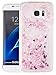 Produktbild Samsung Galaxy S7 Edge/G935F/S7 Edge Duos Hülle Glitzer ISENPENK Transparent Durchsichtig Samsung Galaxy S7 Edge/G935F/S7 Edge Duos Hülle Silikon,Ultra Slim TPU Liquid Fließen Flüssig,Schutzhülle Muster Kristall Schutz Handy Hülle Case Back Cover Tasche[Pattern 2]