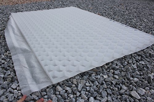 Preisvergleich Produktbild Nidagravel DIY 129 Splittstabilisierung 120x80x2,9 cm weiß 5 stck.