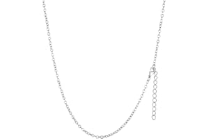 FaithHeart 1.4mm/2mm Collana Catenina Donna Argento Catenella Oro Sottile per Ciondolo 40/45/50/55/60 Collane Impermeabile in Acciaio Inossidabile Alta Qualità
