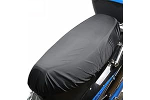 ZIYUEZIKUN Seat Cover, Motorcycle Seat Cover Oxford Cloth + PU Cloth, Motorcycle, Scooter, Moped Seat Cover, Motorcycle Cover, Lightweight Seat Cover, Outdoor, Waterproof, Rain, Dust, UV Protection