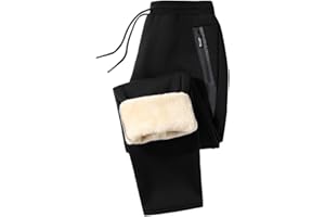 PrimeCrest Tracksuit Bottoms Fleece Lined Joggers Winter Sweatpants