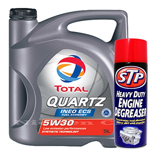 Buy Total Quartz Ineo ECS 5W30 Engine Oil 5L+STP Heavy Duty Engine