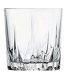Pasabahce Karat Whisky Glass Set, 300ml, Set of 6, Clear