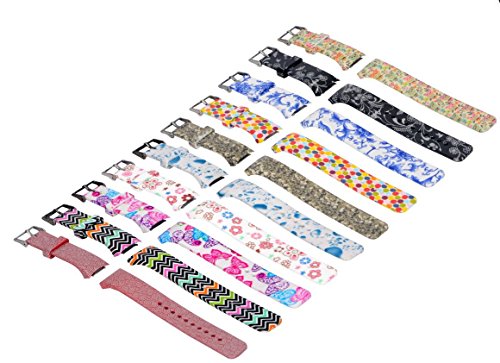 Pinhen Gear S2 Correa Samsung Galaxy Gear S2 Soft Silicone Replacement Sport Correa for Samsung Gear S2  Not Fit Gear S2 Classic SM-7320 Version   Black   ColorC 