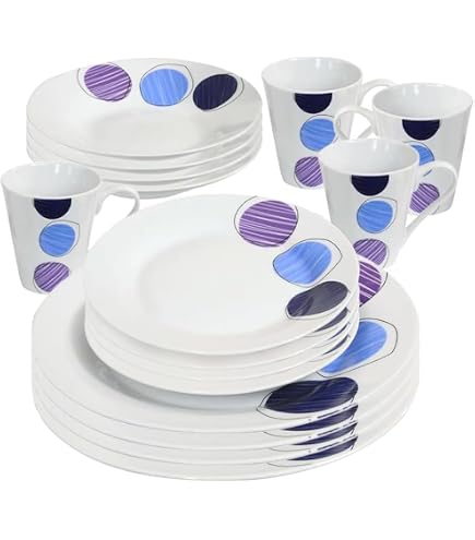 Amscan Glitz & Glam Metallic Dinner Plates - 8-Pack Multicolor Party Plates
