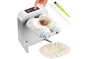 LOMUG Dumpling Maker Elektrisch, Kleine Elektrische Knödelmaschine, Former Automatischer Knödel Schimmel, Elektrische Ravioli Maker Teigtaschenformer Vollautomatische Knödelmaschine für den Haushalt