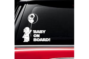 FROOMER Lot de 2 stickers en vinyle Baby On Board Dark Vador Star Wars pour fenêtre de voiture ou camion