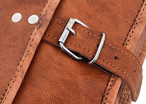 Gusti Leder nature „Andy 9,7″ iPad-Air Umhängetasche Lederhandtasche Handtasche Tabletasche 10,1“ Retro Vintage Abendtasche Ledertasche Stylisch Klein Herren Ziegenleder Damen braun H1n-5 - 8