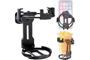 VOHESEA Porte Gobelet Voiture：Support Gobelet Voiture,Porte-gobelet de Voiture Réglable,Support de Ventilation de Voiture,avec Porte-Bouteille de 7cm de Diamètre,Placer du Cola, du Café, du Thé