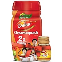Dabur Chyawanprash 2X Immunity - 1kg with Dabur Honey - 50 g Free