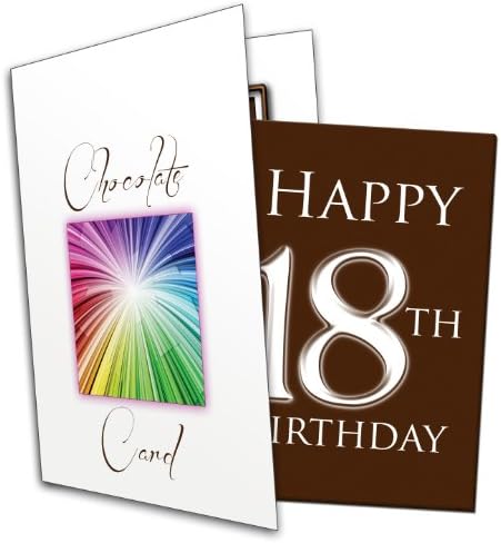 Happy 18th Birthday - Chocolate Card (80g)
