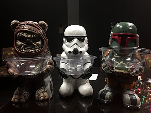 Star Wars Halbstatue Süßigkeiten Halter Darth Maul Jawa Boba Fett Yoda leer - 7