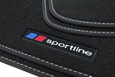 teileplus24 Tapis de Sol Sportline pour BMW 3 Série E90/E91 année 2005-2012