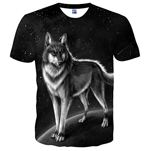 Syaimn Mens 3D Pattern Print Kurzarm T-Shirts Casual Graphics T-Shirts M Syaimn Mens 3D Pattern Print Kurzarm T-Shirts Casual Graphics T-Shirts M