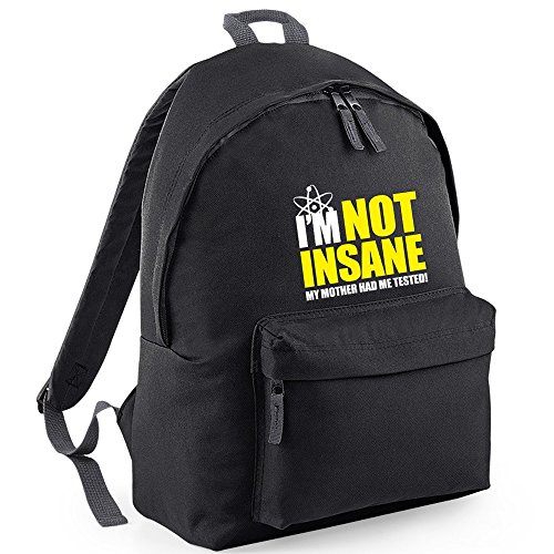 Im Not Insane Big Bang Theory Inspired BAG IN black