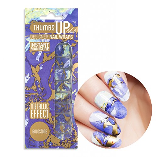 ThumbsUp Nails - Goldstone Nail Wraps