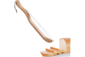 Tagtight Couteau à Pain Dentelé en Bois - 40cm Couteau à pain professionnel, Couteau à pain ergonomique Idéal pour Baguette, Toast, et Pains Artisanaux, gadget de cuisine pour trancher