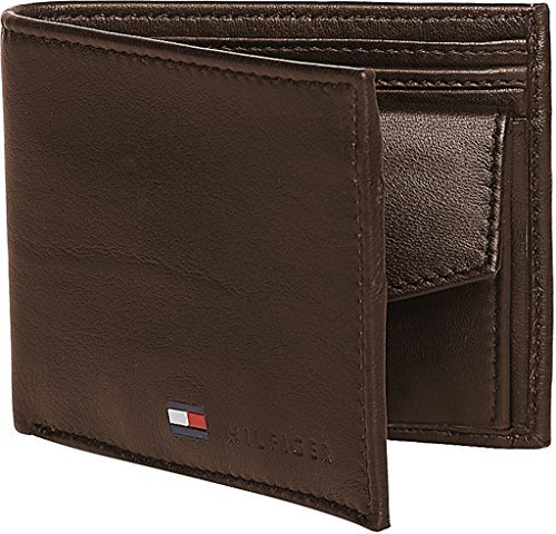 Preisvergleich Produktbild Tommy Hilfiger Men's Stockon Coin Wallet ,Brown