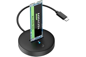ISHEEP M.2 to USB Docking Station, M.2 NVMe SSD to USB-C Reader Adapter for NVME SSD. Reader Adapter with Duplicator Function and Heat Dissipation, K1698P.