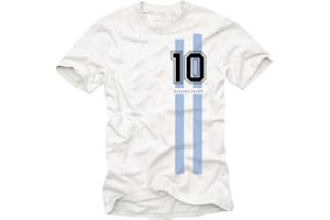MAKAYA Fußball T-Shirt Herren Argentinien 86 - Maradona Trikot 10