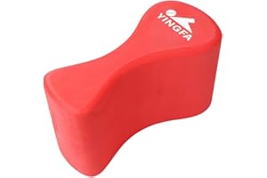 Pasyauer Tirer Buoy Natation Flotteur de jambe pour adultes et adolescents Piscines et haut du corps et libre, rouge