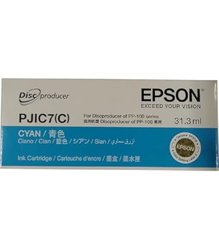 Lot De 6 Cartouches D'encre Pigmentée Reconditionnées Yongairuink - Compatibles EPS PP-100, PP-50, PJIC1 à PJIC6, 28 Ml Chacune