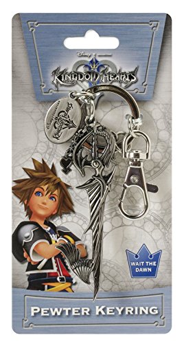 Toy Zany Disney Kingdom Hearts Swords with Dangle Pewter Llavero