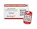 Price comparison product image Dynotag Internet Enabled QR Code Smart Emergency Contact Info Card Kit - 2 Cards