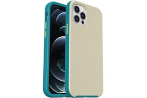 Otterbox Funda para iPhone 12 / iPhone 12 Pro Slim con MagSafe, resistente a golpes y caídas, Ultra-fina,Funda Protectora Fina, Testada con los estándares Militares anticaídas, Gris/Verde