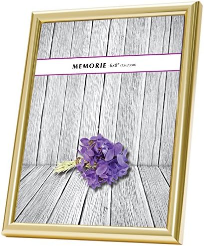 Memorie 1/ 2-inch Thick Cushion Frame for 10 x 12-inch Photos, Gold
