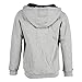 Volcom Men's PULLI ZIP LINED Plain Long Sleeve Hoodie, Grey (heather Grey), Small (Manufacturer size: S)