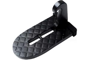 Dtoterul Porta Pedale Auto 1 Pezzi Pedale Pieghevole per Auto Gradino Della Portiera Dell'auto Pedane Del Gradino Della Portiera Del Veicolo con Martello di Sicurezza Pieghevole Veicolo Pedale