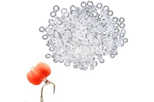 EUROKAN TACKLE Fishing Pellet Bands Size S M L - Perfect for 4-20 mm Pellets - Durable and Flexible Bait Bands for Carp and Tench Fishing (Large)